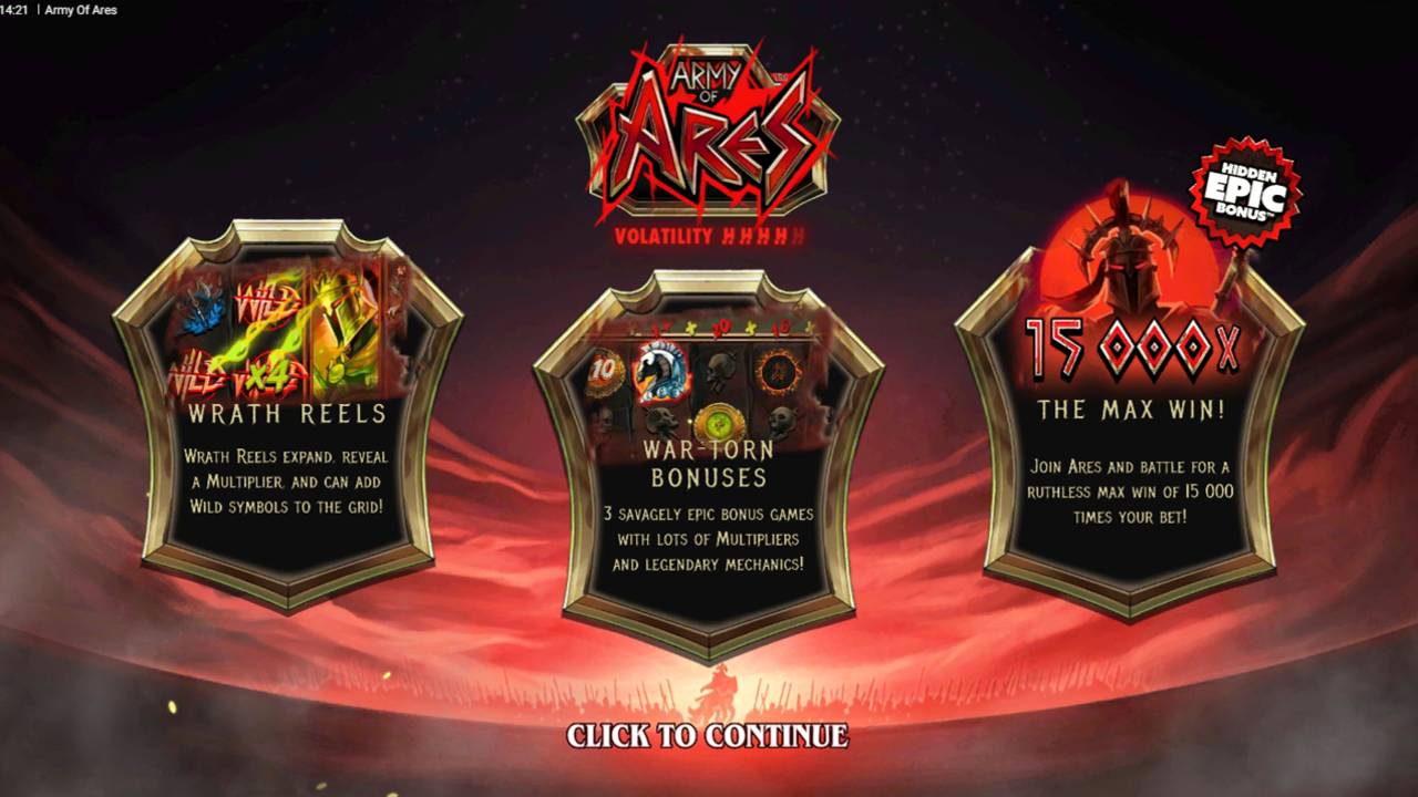 Army Of Ares (Hacksaw Gaming) Image 1